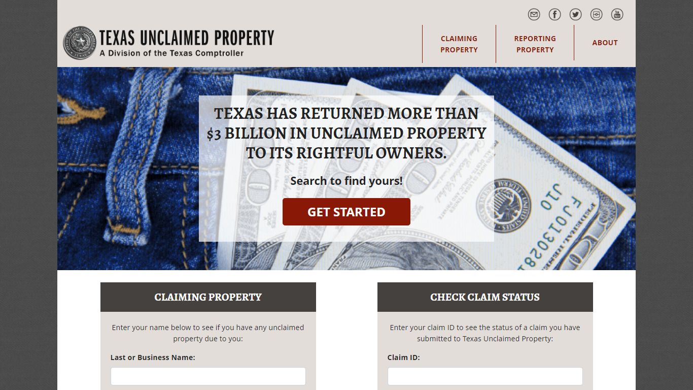 Texas' Official Unclaimed Property Site - Texas Comptroller - Texas.gov